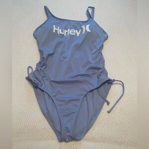 Hurley one piece swimsuit- Large - Adjustable Straps, removable bra pads